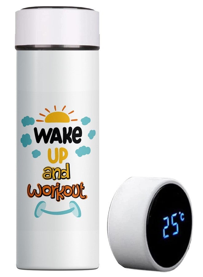 TrendoPrint تريندو برينت، جهاز ذكي معزول بتفريغ الهواء مزود بشاشة عرض درجة الحرارة LED، مصنوع من الفولاذ المقاوم للصدأ، مناسب للصالة الرياضية، واليوغا، والأطفال، والأولاد، والبنات، والتمارين الرياضية (WB727) - Image 1